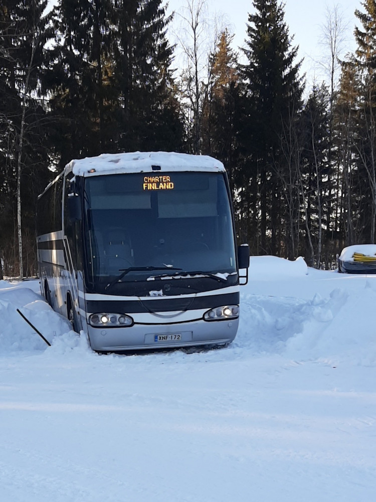 Hiljasta ollut, eilen kaivettu hangesta esille ja käyty hakeen tuore leima, jospa rupeis etenee taas kun kelit lämpenee