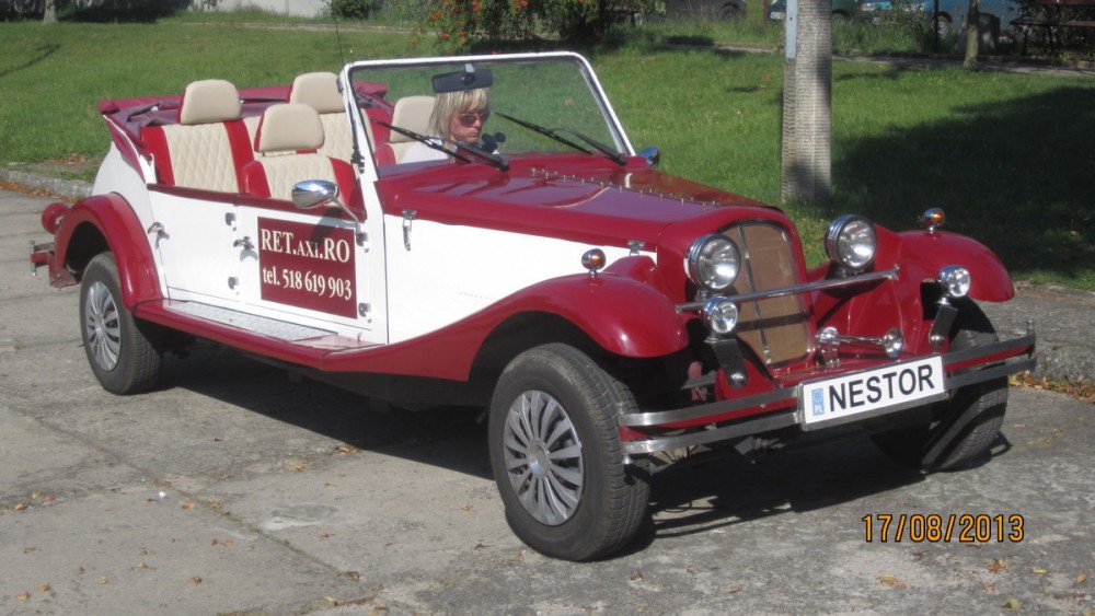 Retro taxi polttomoottorilla